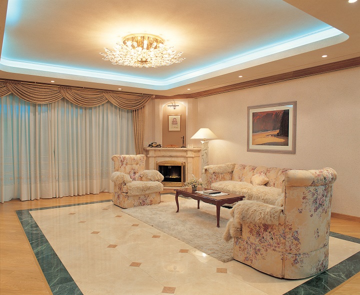 living room cove light ceiling